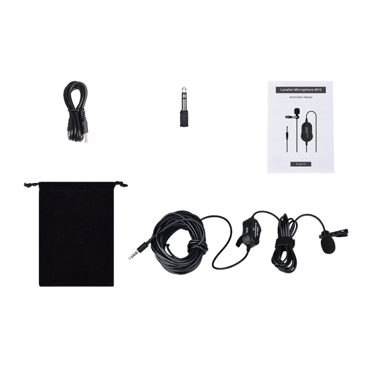 YELANGU YLG9926B MY2 Mini Lavalier Microphone for Mobile Phones / Tablets /  Digital Cameras
