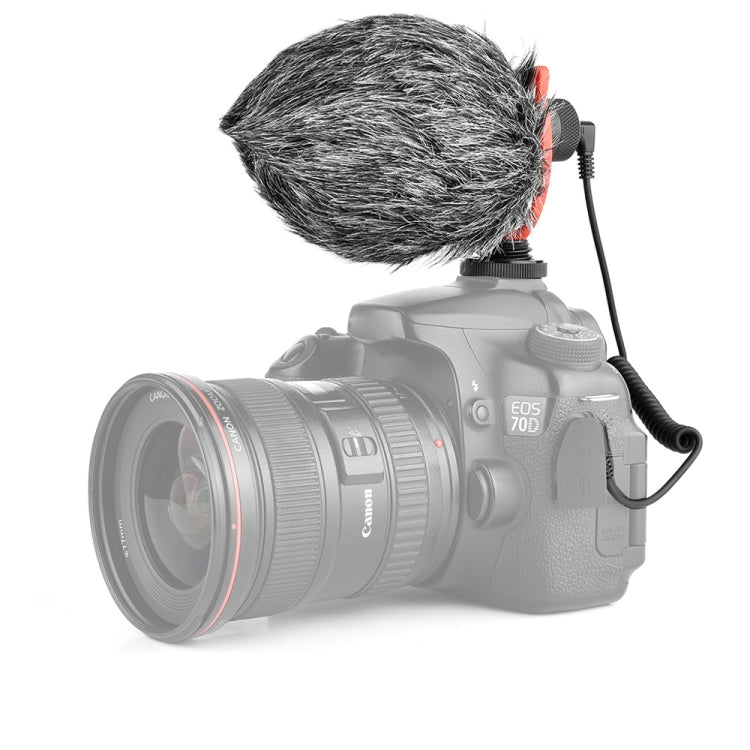 YELANGU MIC10 YLG9920A Professional Interview Condenser Video Shotgun Microphone with 3.5mm Audio Cable for DSLR & DV Camcorder