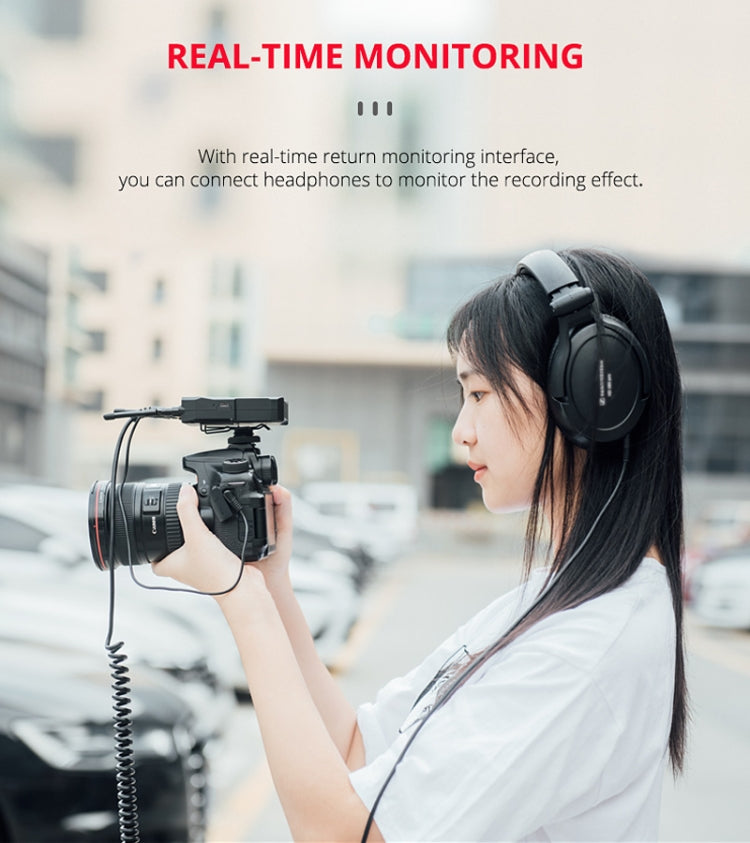 YELANGU YLG9929B MX4 Dual-Channel 100CH UHF Wireless Microphone System with 2 Transmitters and Receiver for DSLR Cameras and Video Cameras