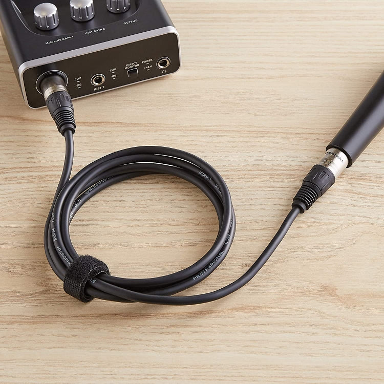 10m 3-Pin XLR Male to XLR Female Microphone Cable