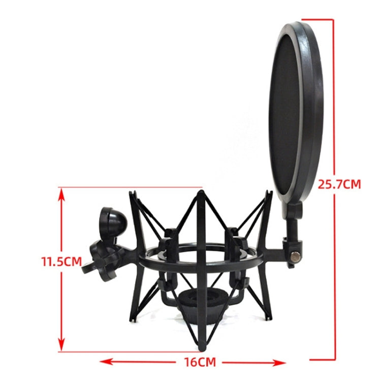 SH-100 Live Microphone ABS Shockproof Bracket