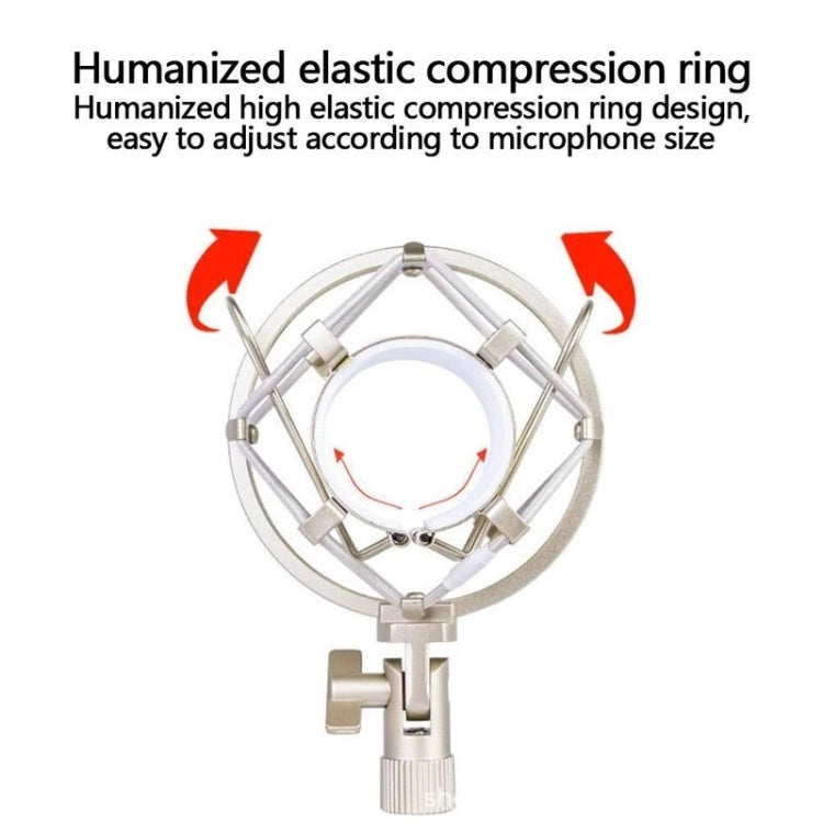 5 PCS Condenser Microphone 46mm Plastic Shockproof Mount Holder