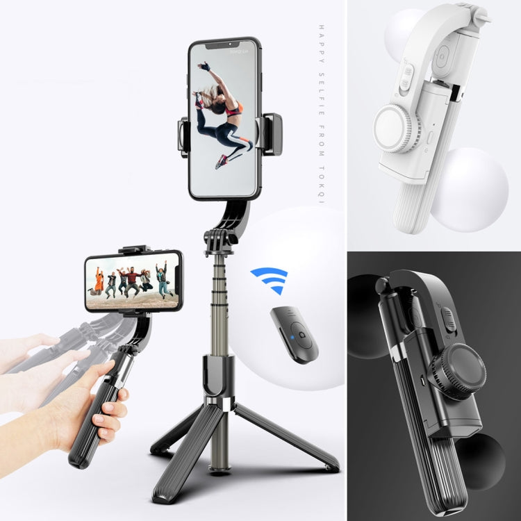 L08 Adjustable Gimbal Stabilize Bluetooth Self-timer Pole Tripod Selfie Stick