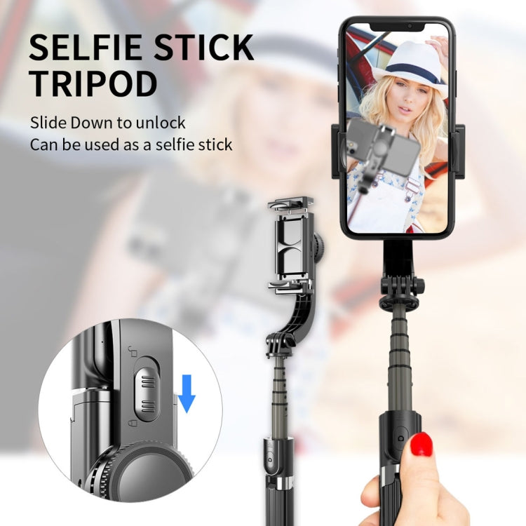 L08 Adjustable Gimbal Stabilize Bluetooth Self-timer Pole Tripod Selfie Stick