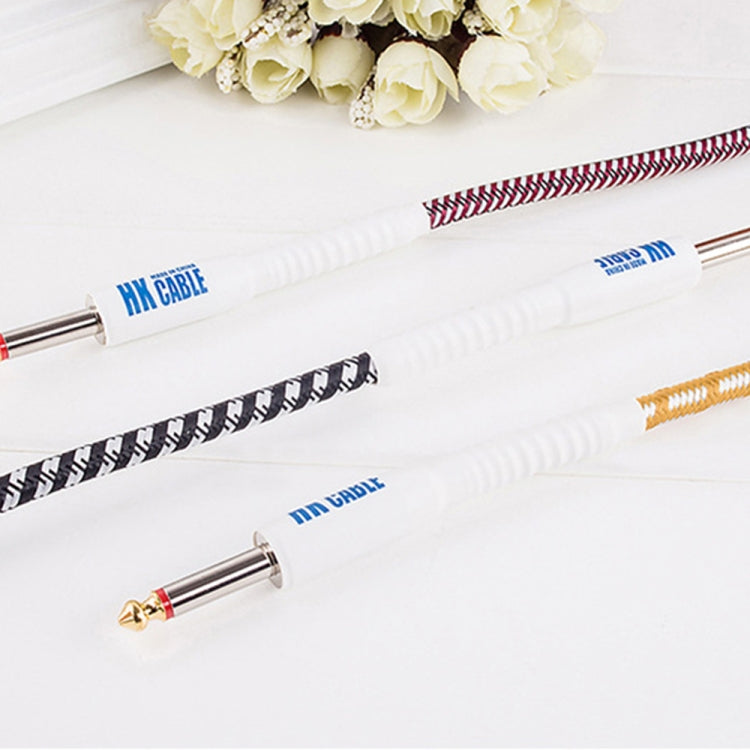 Wooden Guitar Bass Connection Cable Noise Reduction Audio Cable, Cable Length: 5m, Random Color Delivery