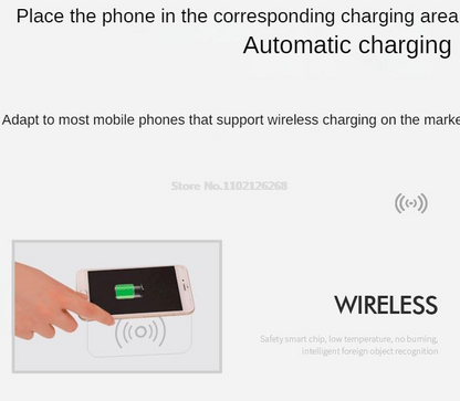 'Nicola' Smart Bedside Table with Intelligent Wireless Charging sue-e furniture