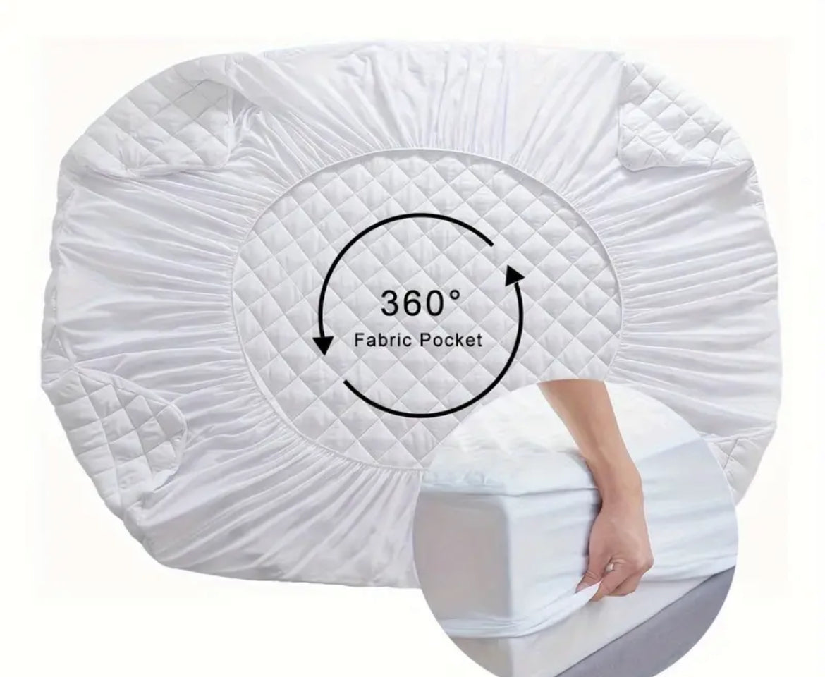 Lux Shield Cotton Waterproof Mattress Protector King size sue-e furniture