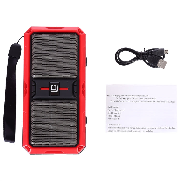 G36 DC 5V Portable Wireless Bluetooth Speaker with Hands-free Calling, Support USB & TF Card & 3.5mm Aux & FM