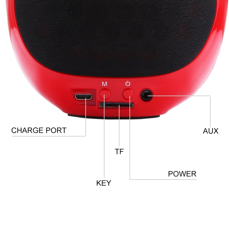For Mobile Phones / Tablets / Laptops, Support TF Card & AUX Input, Bluetooth Distance: 10m
