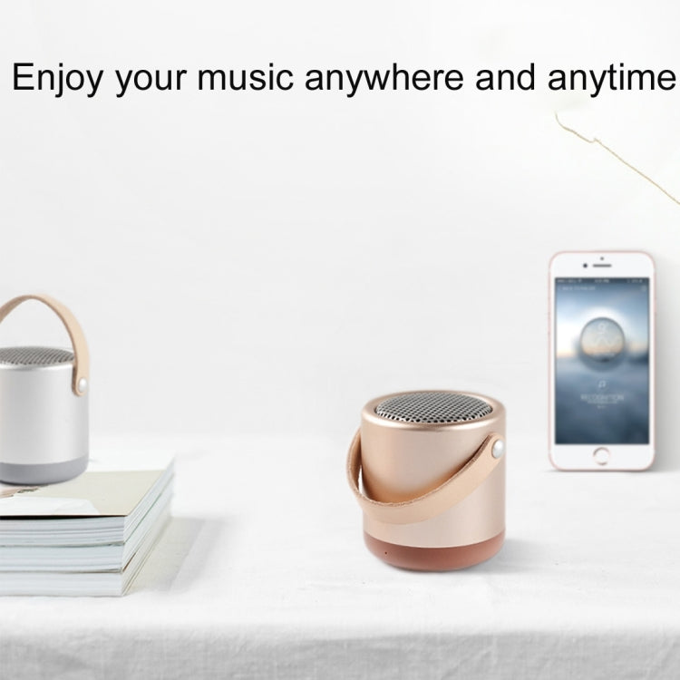 A056  Portable Outdoor Metal Bluetooth V4.1 Speaker with Mic, Support Hands-free & AUX Line In