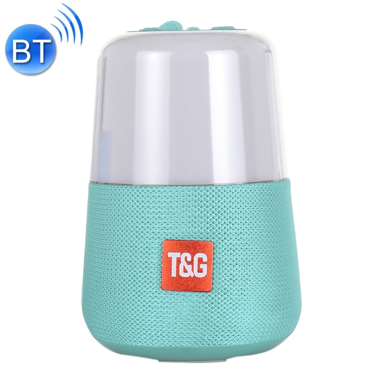 T&G TG168 Portable Wireless Bluetooth V5.0 Stereo Speaker with Handle, Built-in MIC, Support Flashing LED Light & TF Card & U Disk & AUX IN & FM