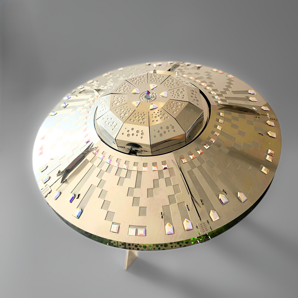 STELLAR RAIDERS UFO EMBELLISHED WITH SWAROVSKI® CRYSTALS-0