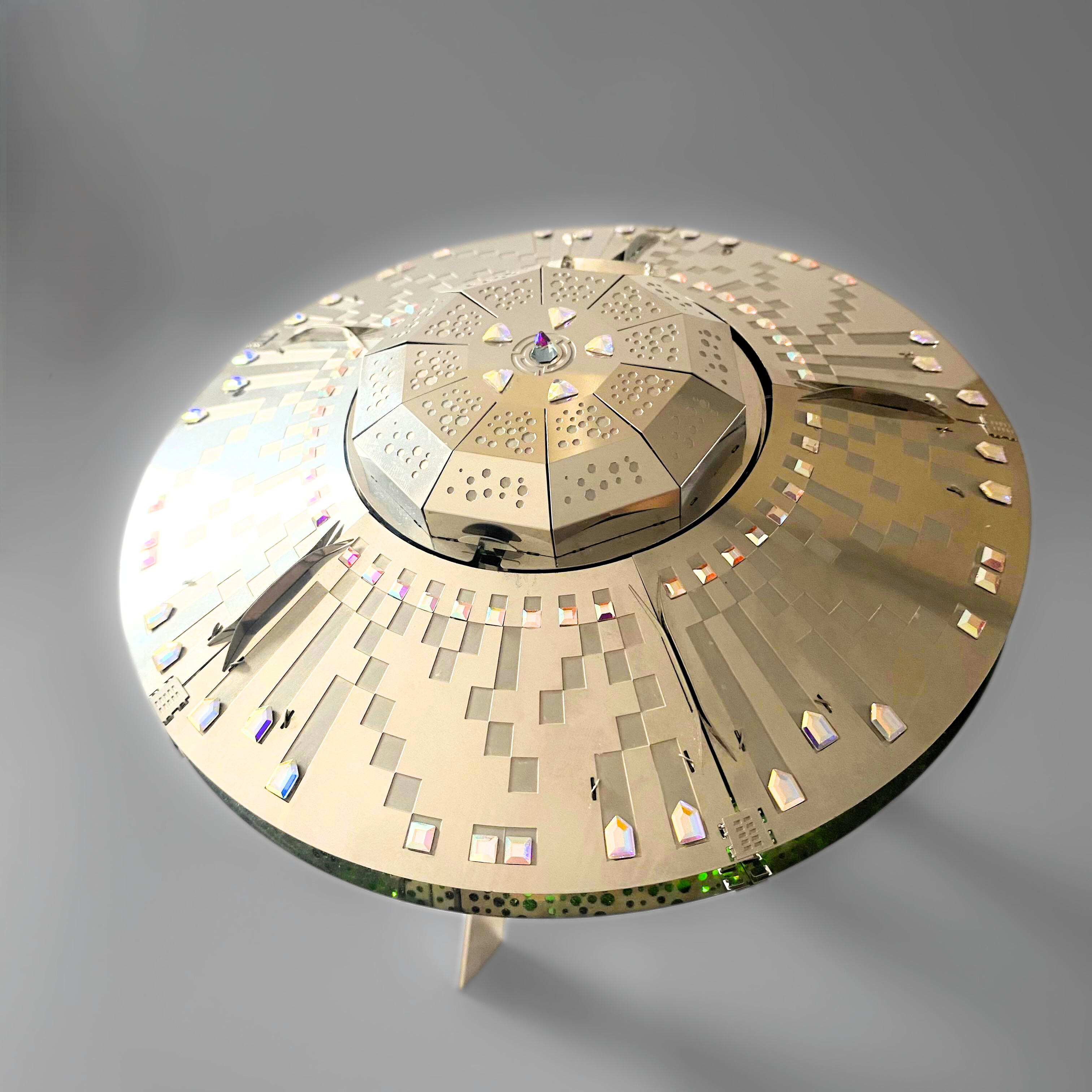 STELLAR RAIDERS UFO EMBELLISHED WITH SWAROVSKI® CRYSTALS-0