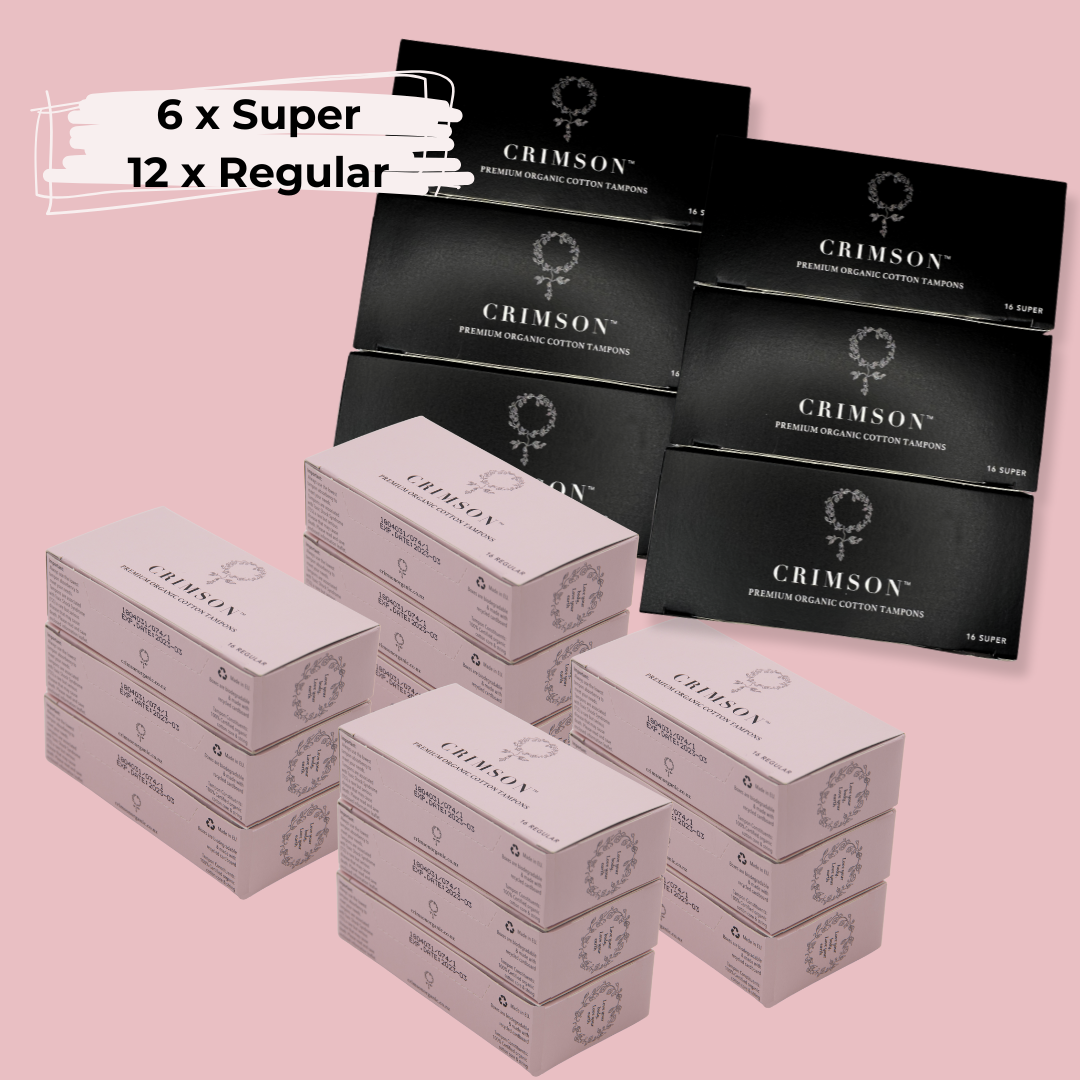 Medium Flow Organic Tampons Bundle - 12 Month Supply - ShopHub