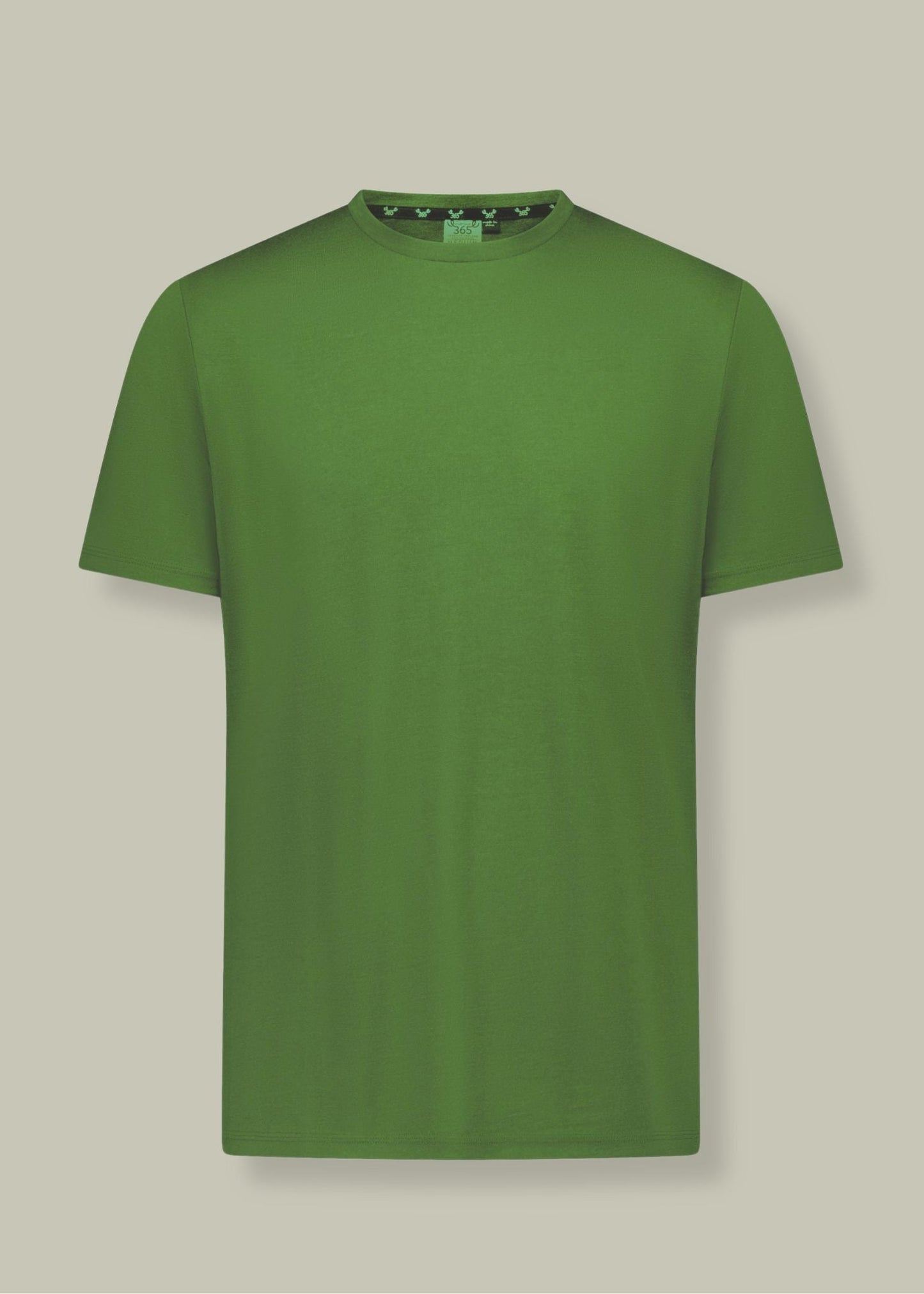 Men’s Crew Short Sleeve T-shirt – Merino Blend 180gsm, Conifer Green Merino 365 NZ