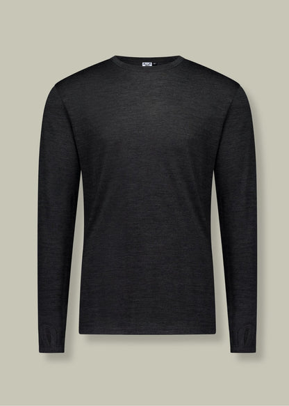 Men's OG Long Sleeve - 100% Merino Wool, Slate Grey Merino 365 NZ