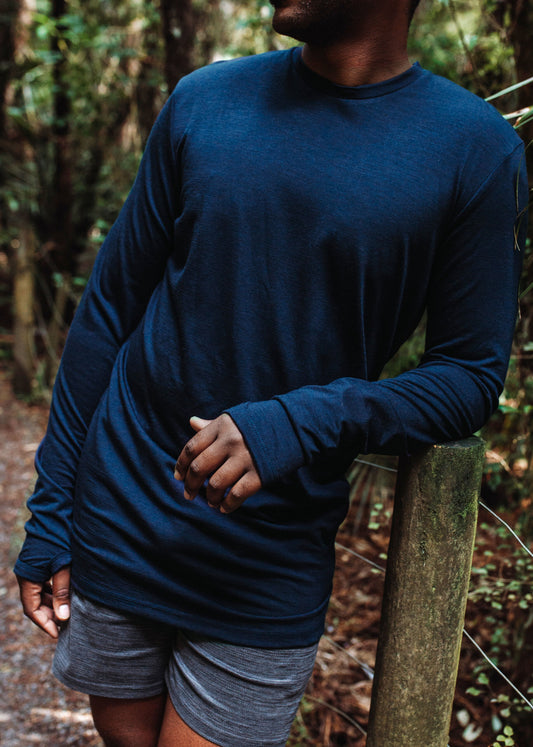 Men's OG Long Sleeve - 100% Merino Wool, Gibraltar Merino 365 NZ