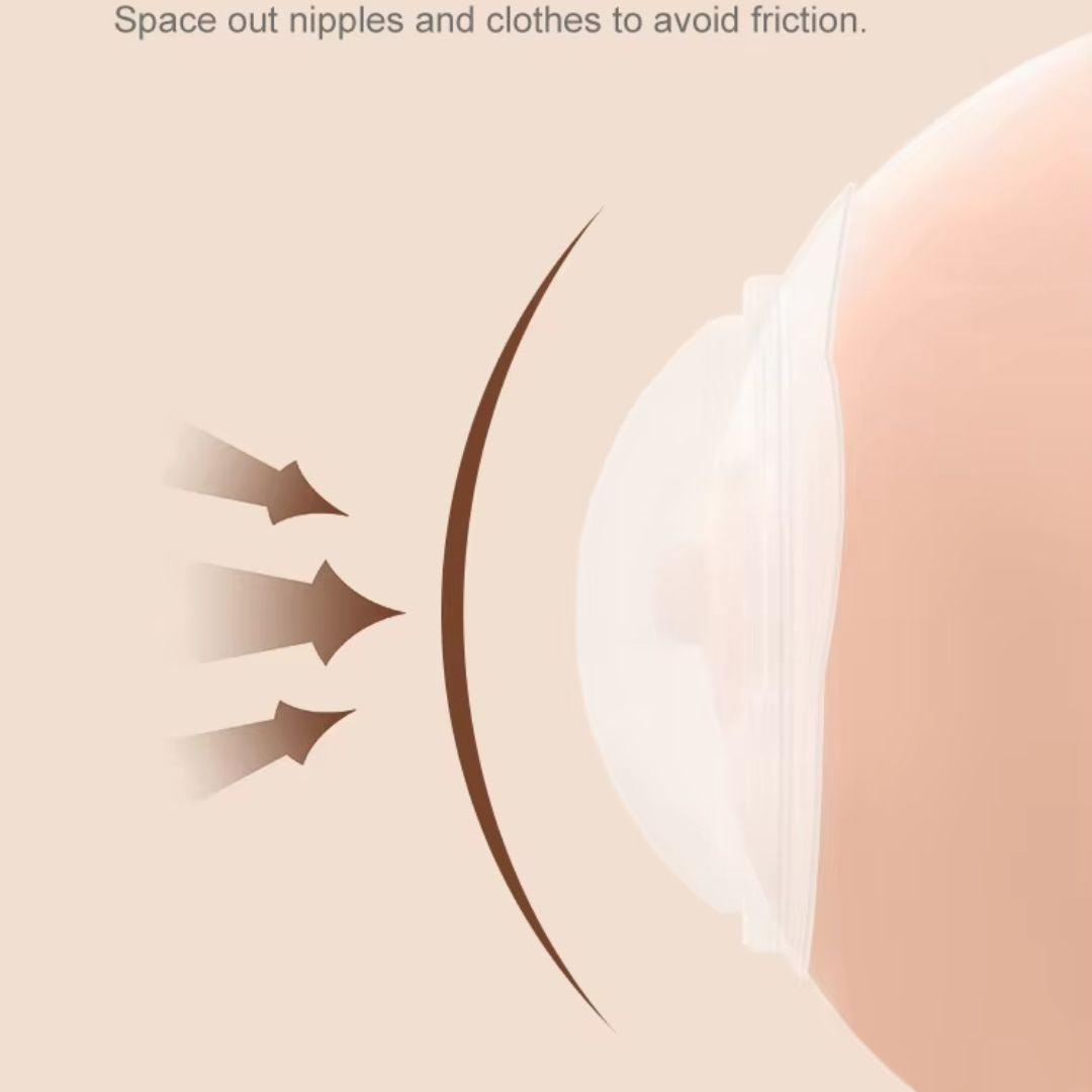 Silicone Breast Milk Collectors - Wearable Milk Catchers 2 Pack