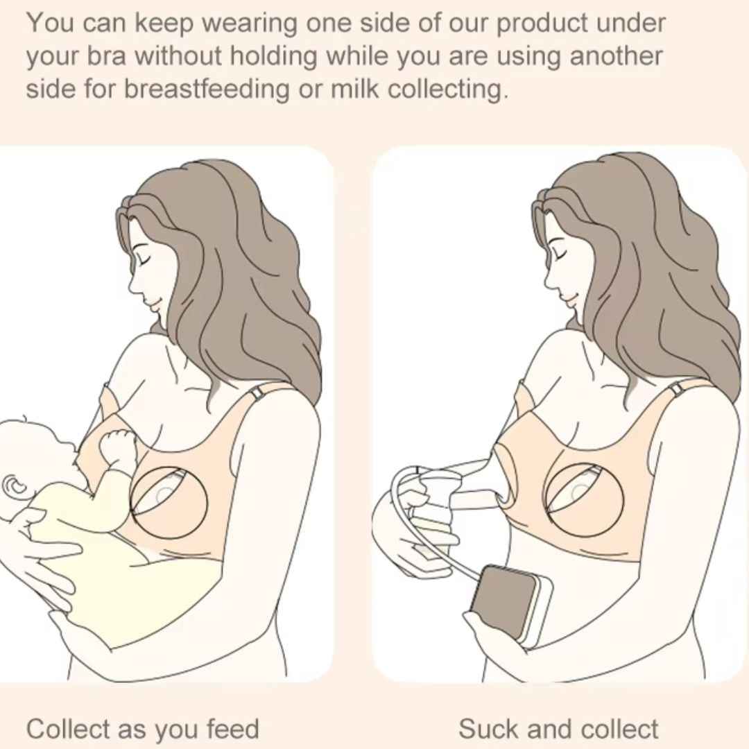 Silicone Breast Milk Collectors - Wearable Milk Catchers 2 Pack