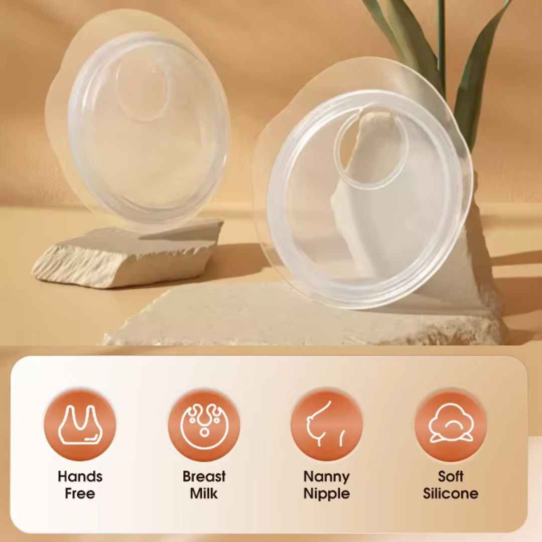 Breast Milk Collectors 2-Pack - Wearable, Leak-Proof Milk Catchers