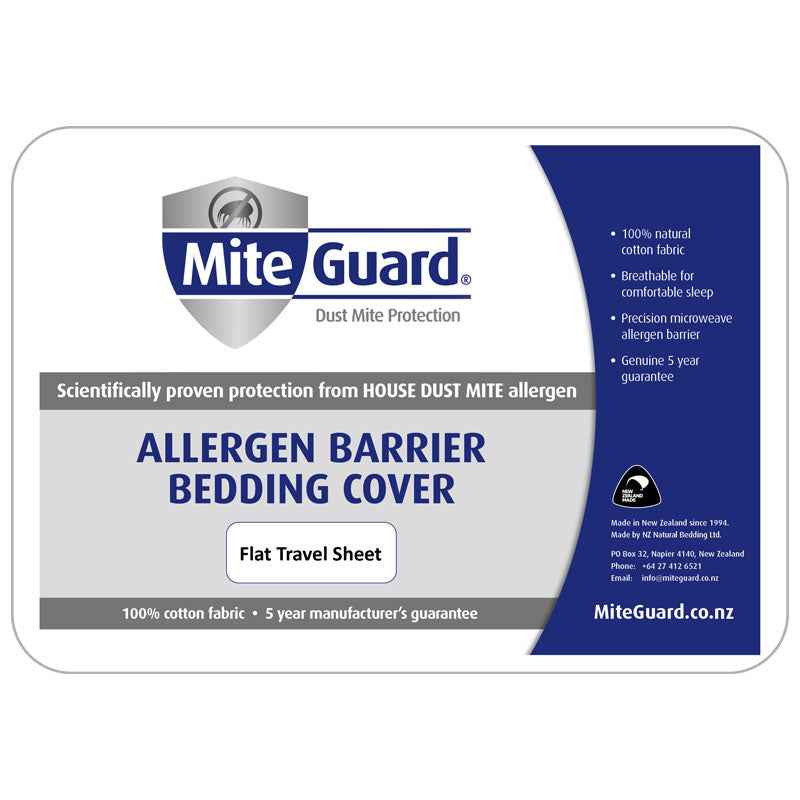 MiteGuard Flat Travel Sheet