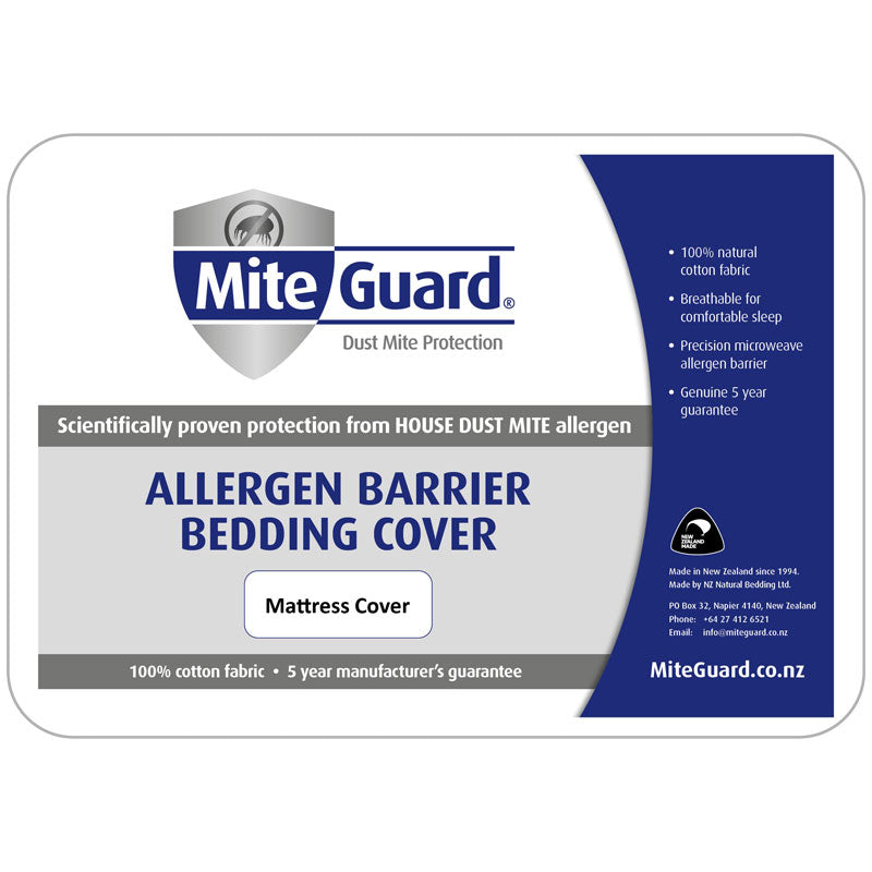 MiteGuard Cotton Mattress Cover MiteGuard