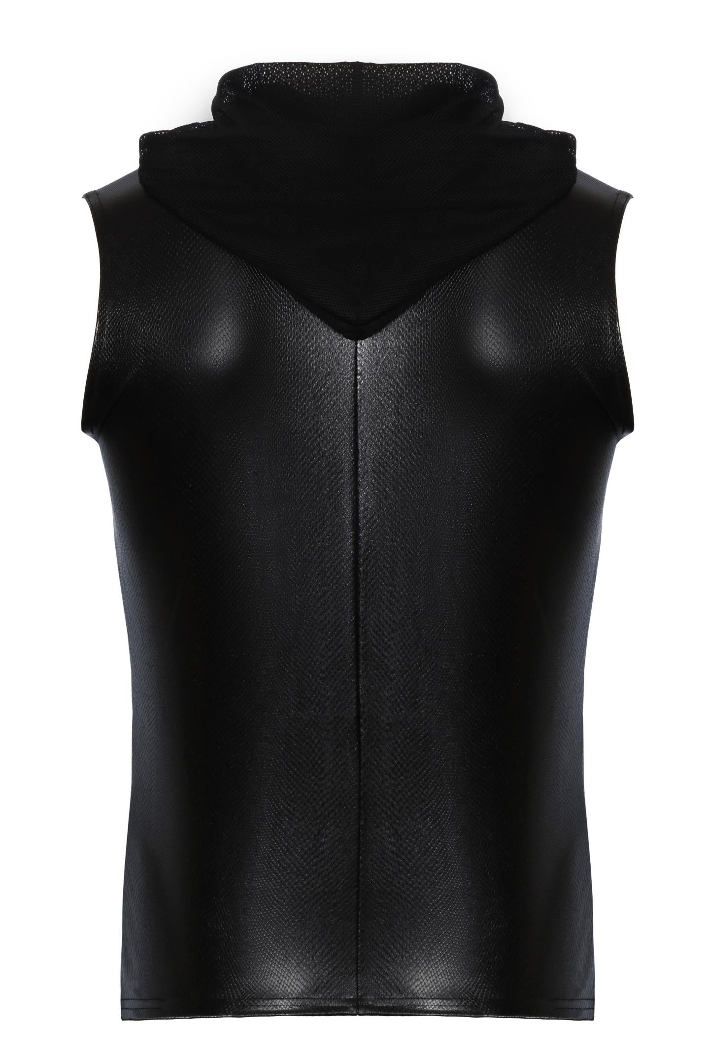 Hooded Shirt with 2-way zipper H066 - 3XL-1