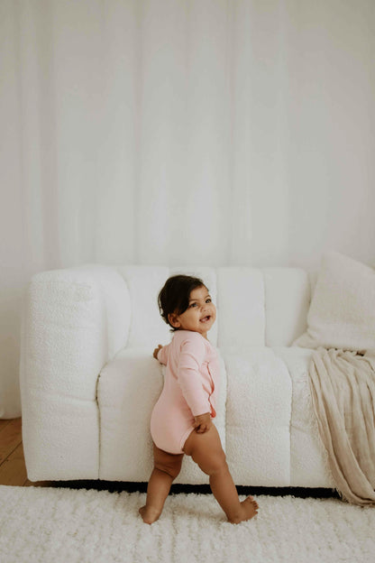 Long Sleeve Kimono - Blush