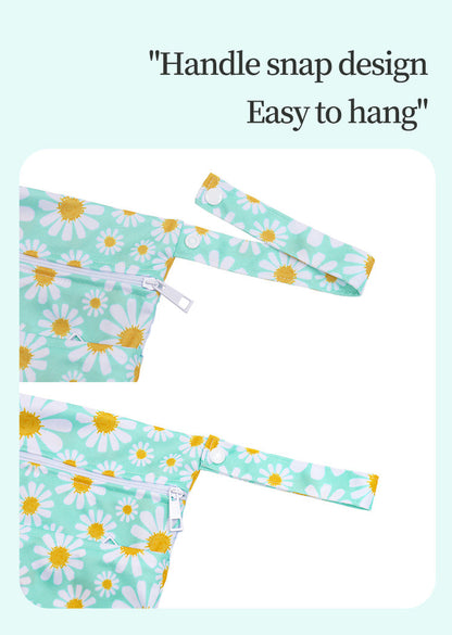 Reusable Wet Bags for Cloth Nappies - Dual Compartment, Waterproof