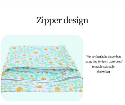 Reusable Wet Bags for Cloth Nappies - Dual Compartment, Waterproof