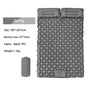 Ultralight 2 Person Inflatable Camping Sleeping Mat with Built-in Foot Pump and Pillow ECOTREK