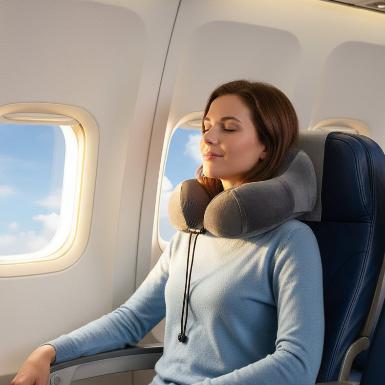 Memory Foam Neck Pillow dealonline.co.nz