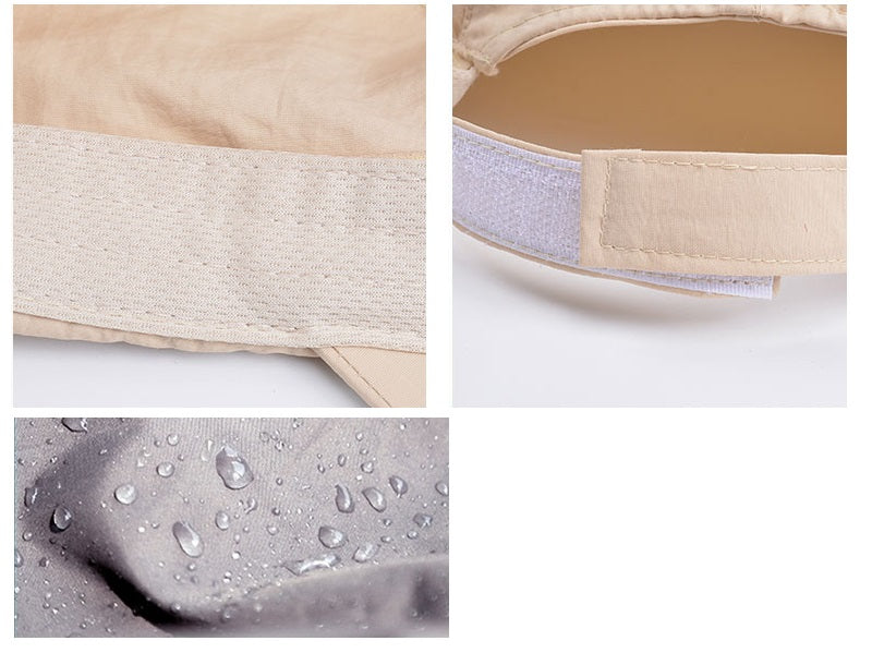 NAVY- Sun Hat Wide Brim Bucket Hats Outdoor Fishing Hiking Cap UV Protection dealonline.co.nz