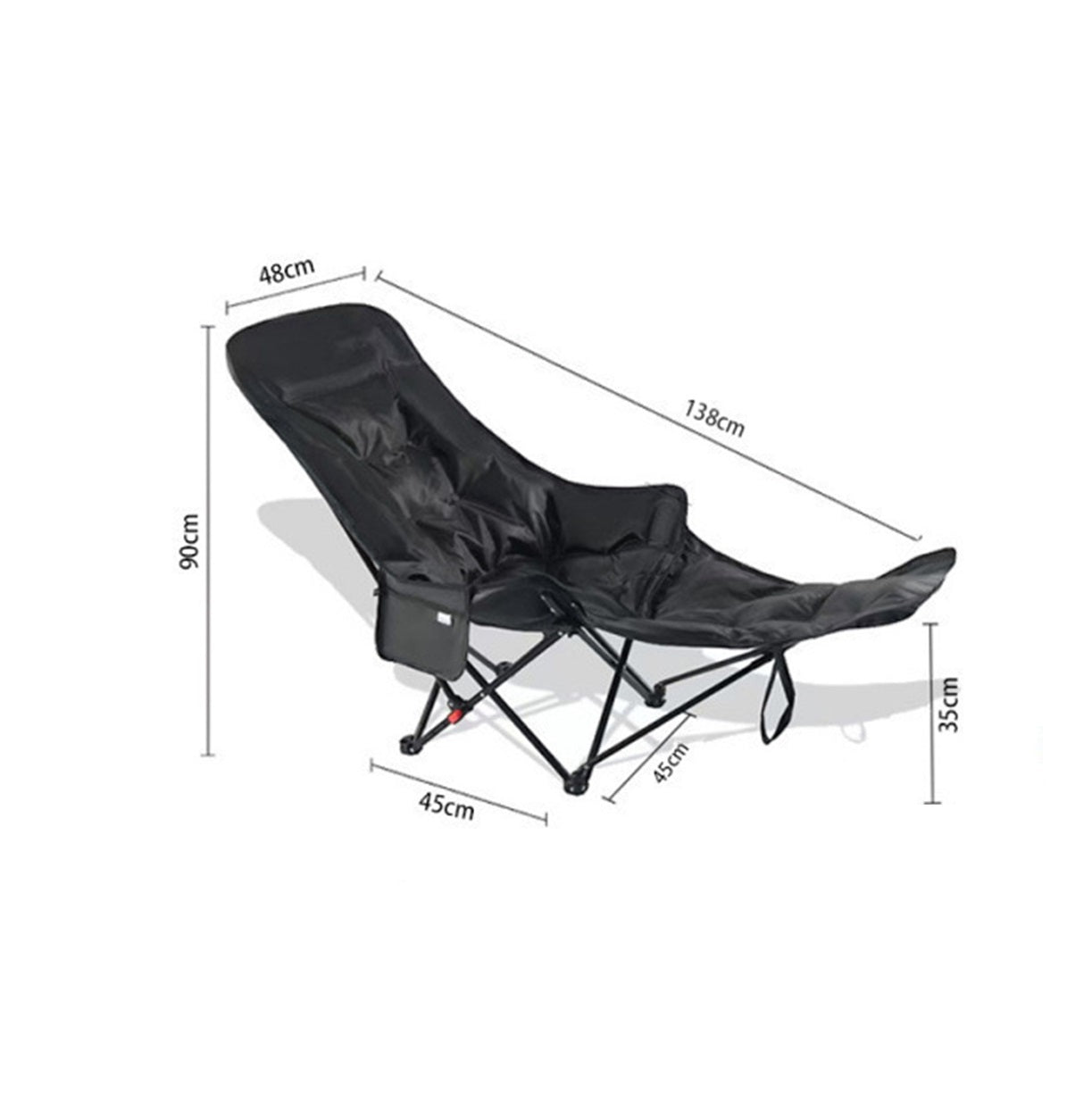 Adjustable Moon Lounge Chair – Folding Reclining Chair ECOTREK