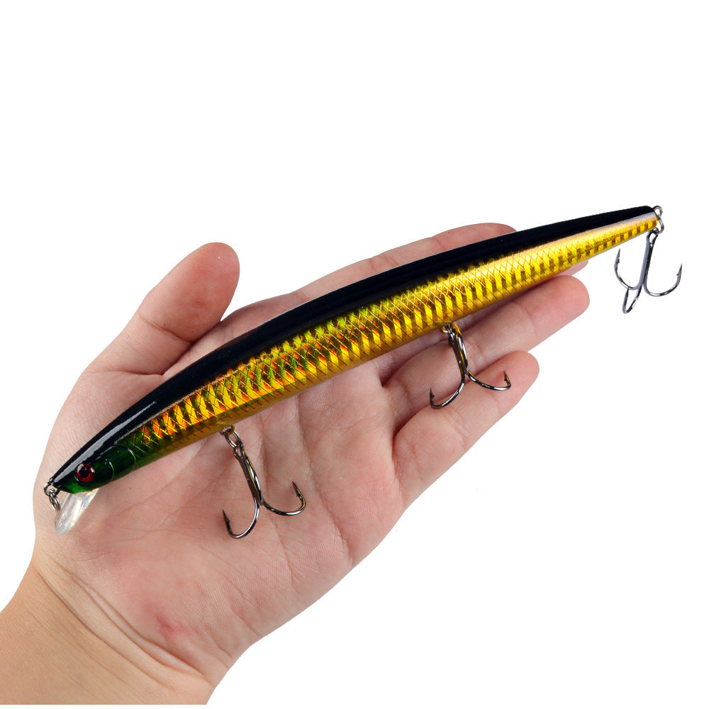 10pcs/p Large Fishing Lures 18cm Hard Bait Lures with Treble Hook Lifelike dealonline.co.nz