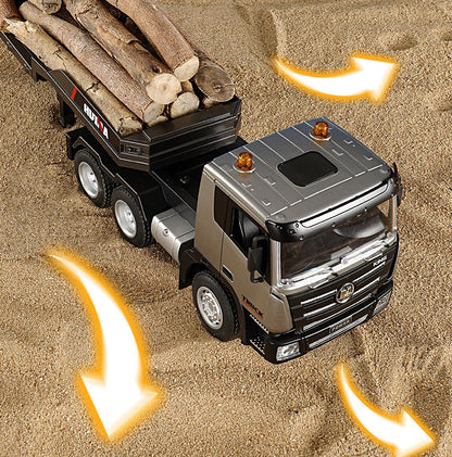 2.4G Wireless Electric Alloy Remote Control Truck & Trailer with Lights & Sounds dealonline.co.nz