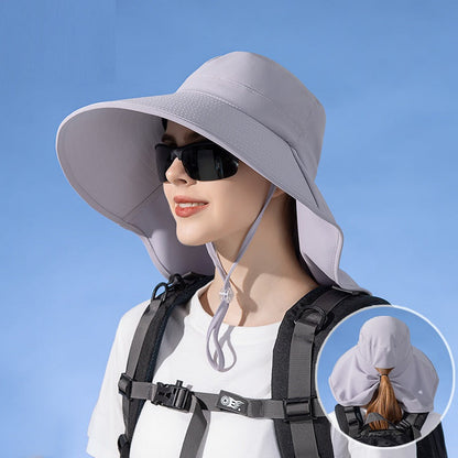 PURPLE Sun Hats Wide Brim Bucket Outdoor Fishing Hiking Cap UV Protection dealonline.co.nz