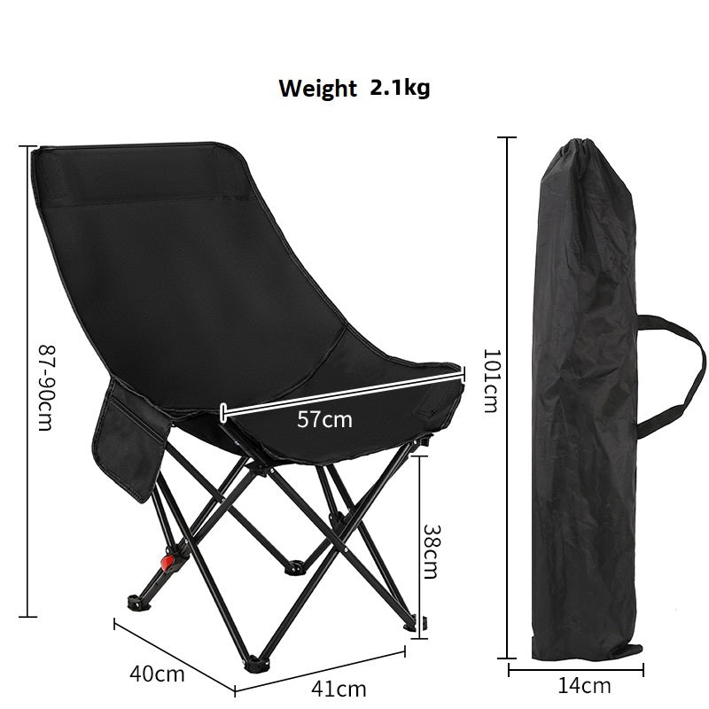ECOTREK Three-Position Portable Folding Outdoor Chair ECOTREK