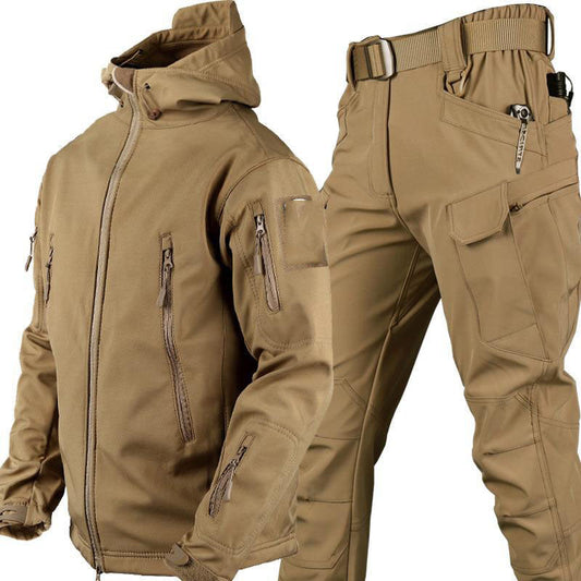 Military Tactical Soft Shell Jacket Coat Cargo Pants Suit Size M-3XL dealonline.co.nz