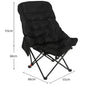 ECOTREK High-Back Padded Camping Chair – 3 Position Reclining Moon Chair ECOTREK