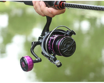 HE7000 Metal Spinning Fishing Reel Left/Right Retrieve 5.2:1 12 Ball Bearings dealonline.co.nz