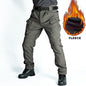 Men's Tactical Pants Water Resistant Cargo Pants Soft Shell Fleece Lined GREY dealonline.co.nz