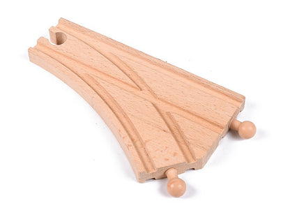 78 Pcs Wooden Railway Track Toy Early Educational Manual Control Car Set Gift dealonline.co.nz