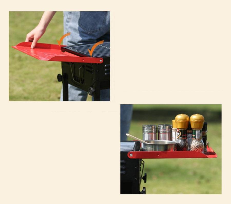Barbecue Charcoal Grill Folding Portable Camping Hiking Picnics Market dealonline.co.nz