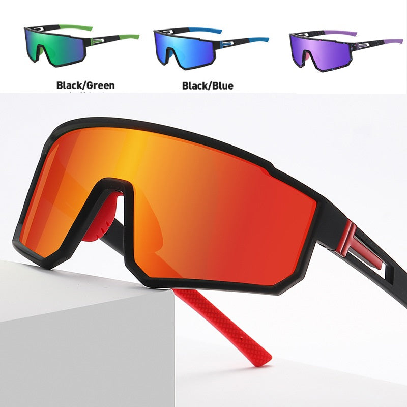 HD Polarized lens Sports Sunglasses Anti-Blue Ray Hydrophobic - Blue dealonline.co.nz