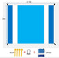 Sandproof & Waterproof Beach Mat – 210x200 cm ECOTREK