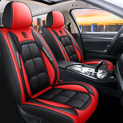 Car Seat Cover Faux Leather Cushion 5 Seater Full Set Front Rear Premium Quality dealonline.co.nz