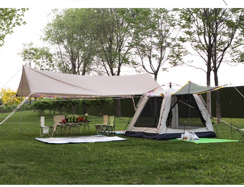 Square Sun Shade Sail – Waterproof Outdoor Canopy for Garden, Patio, and Parties ECOTREK
