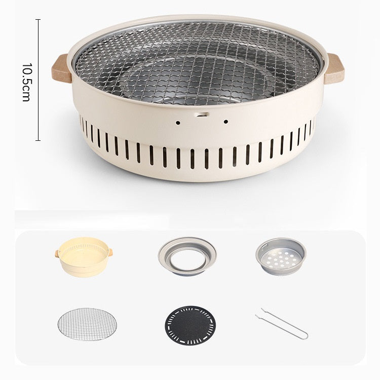 Charcoal Barbecue Gril Portable Charcoal BBQ Grill Stove Home Party Outdoor dealonline.co.nz