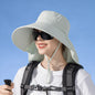 GREEN Sun Hats Wide Brim Bucket Outdoor Fishing Hiking Cap UV Protection dealonline.co.nz